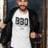 Personalisiertes T-Shirt BBQ Master Name Grillen Grill Grillmeister Personalisiert T-Shirt Geburtstagsgeschenk Mann Vatertag Papa
