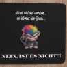Personalisierte XL Gaming Mousepad | Lustiges „Nicht wütend werden...“-Design | Wütendes Tier wählbar | Custom Mauspad für Gamer