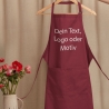 Personalisierte Schürze mit Text Name Motiv Logo Geschenkidee