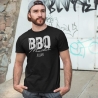 Personalisiertes T-Shirt BBQ Master Name Grillen Grill Grillmeister Personalisiert T-Shirt Geburtstagsgeschenk Mann Vatertag Papa