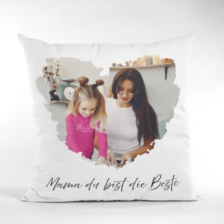 Fotokissen, Herz, Personalisiertes Kissen , individuelles Foto, personalisiert, Geschenkidee, Deko, Weihnachten