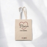 Personalisierte Stofftasche mit Namen, Geschenkidee Mama