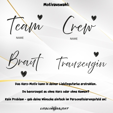JGA T-Shirt personalisiert mit Name, personalisiertes JGA Shirt, Braut T-Shirt, Trauzeugin T-Shirt, Junggesellinnenabschied, Bio Baumwolle