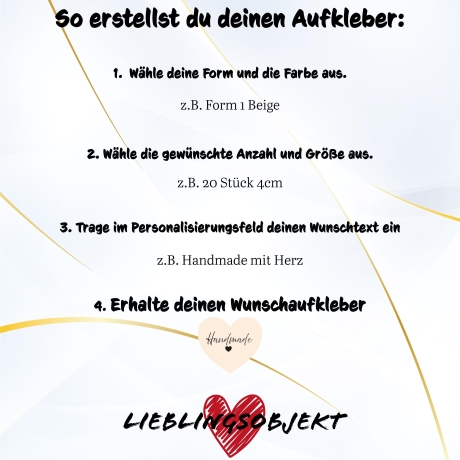 Handgemachte Aufkleber | Personalisiert | Hochwertig | 4 cm | Deine Idee | Individuelle Gestaltung | Wasserfest | Matt  |  Glänzend