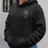 Personalisierter Hoodie Opa Kreuz Wunschnamen Name der Enkel Geschenk Vater Geschenkidee Vatertag Pullover Herren Geburtstagsgeschenk Mann