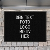 Fußmatte, Fußmatte personalisiert, Familienname, Einzug, Schmutzfangmatte, Wohnungstür, Hochzeitsgeschenk, Wunschdesign, Name, Wohnung, Tür