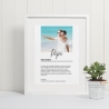 Papa Geschenk Personalisierbares Bild Fotogeschenk Mit Foto Herzensmensch Geschenkidee Poster Definition Vater Vatertagsgeschenk