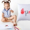 Fotokissen, Kinderzeichnung, Kinderzeichnung auf Kissen, selbst gezeichnetes/gemaltes Bild deines Kindes, Unikat, Fotogeschenk