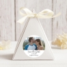 Personalisierter Save the Date Aufkleber – Wasserfeste Vinyl Sticker mit Foto & Wunschtext – Hochzeit Einladung – 4 cm – Matt - Glänzend