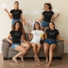 JGA T-Shirt personalisiert mit Name, personalisiertes JGA Shirt, Braut T-Shirt, Trauzeugin T-Shirt, Junggesellinnenabschied, Bio Baumwolle