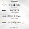 Personalisiertes Hunde Mama T-Shirt, Bio Baumwolle, Dog Mom T-Shirt, Hundeliebhaber, Hundemama, Geschenk für Hundebesitzer, Geschenkidee