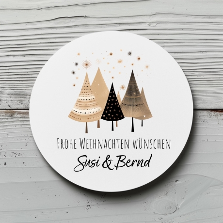 10 Stk. Personalisierte Weihnachtsaufkleber, mit Motiv