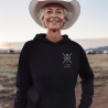 Personalisierter Hoodie Oma Kreuz Wunschnamen Name der Enkel Geschenk Omi Geschenkidee Muttertag Pullover Damen Geburtstagsgeschenk Frau