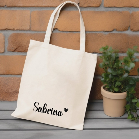 Stoffbeutel mit Wunschdesign Foto/Text/Logo