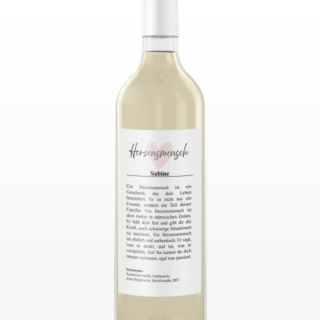 Personalisiertes Flaschenetikett, Name Wunschtext und Motiv, wasserfest, Sticker, Weinetiketten Hochzeit, Wein Aufkleber, dein Design, Wein