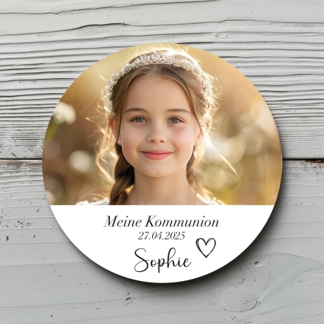 10 Stk. Personalisierte Aufkleber zur Kommunion