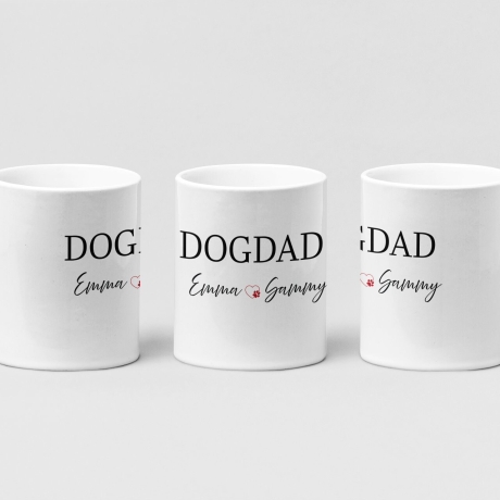 Personalisierte Tasse Hunde Papa, Dog Dad Tasse, Hundeliebhaber