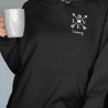 Personalisierter Hoodie Hunde Mama dog mom Name der Hunde Geschenkidee Muttertag Pullover Hunde  Damen Geburtstagsgeschenk hundemensch