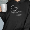 Personalisierter Hoodie Hunde Mama Love dog mom Name der Hunde Geschenkidee Muttertag Pullover Hunde  Damen Geburtstagsgeschenk hundemensch