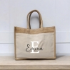 Personalisierte Jutetasche, Name Buchstabe, Shopper, Shopper Tasche, Geschenke Frau, Dein Design, Geburtstag, Geschenkidee, Einkaufstasche