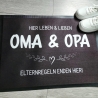 Fußmatte für Oma und Opa | Türmatte