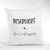 Personalisiertes Kissen mit Wunschtext – RESERVIERT Lieblingsplatz – Fotokissen mit Namen & Spruch – Geschenk für Familie und Freunde