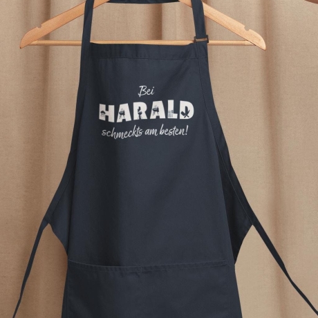 Personalisierte Schürze mit BBQ-Style Buchstaben Papa