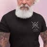 Personalisiertes T-Shirt Opa Kreuz Wunschnamen Wunschjahr Name der Enkel Geschenk Opa Geschenkidee Vatertag Shirt Geburtstagsgeschenk Mann