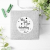 Personalisierte Geburtstagsaufkleber, Name Wunschtext und Motiv, 4 cm rund, wasserfest, Sticker, Geburtstag Etiketten mit Wunschtext