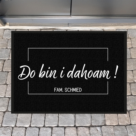 Fussmatte, Fussmatte personalisiert, Familienname, Franken, Schmutzfangmatte, Wohnungstür, Hochzeitsgeschenk, Familie, Name, Wohnung