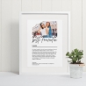 Beste Freundin Geschenk Personalisierbares Bild Fotogeschenk Freundschaft Mit Foto Herzensmensch Geschenkidee BFF Druck Poster