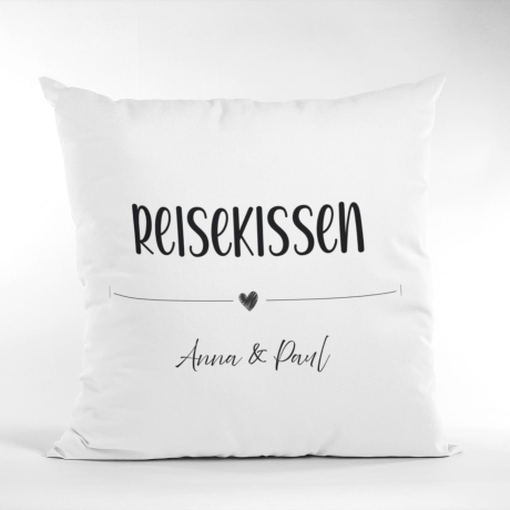 Personalisiertes Kissen mit Wunschtext – RESERVIERT Lieblingsplatz – Fotokissen mit Namen & Spruch – Geschenk für Familie und Freunde