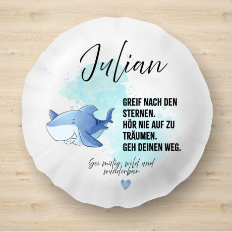 Kissen für Kinder - inkl. Füllung - individuell - personalisiert - Mädchen - Junge - Wunschtext - Geschenk - Dekoration - Geburtstag