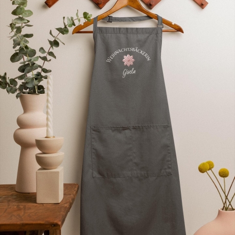 Personalisierte Schürze | Weihnachtsbäckerin | mit Namen