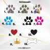 personalisiertes Halstuch für Hunde mit Motiv, Hundename