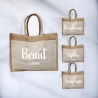 Personalisierte Jutetasche, Braut, Trauzeugin, JGA, Shopper, Geschenkidee Freundin, Hochzeit, Junggesellinnenabschied, Team Bride, Tasche