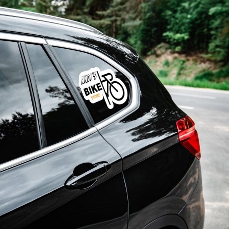 Personalisierte Vinyl Aufkleber, Sticker, für Indoor und Outdoor, mit deinem Text, Logo oder Bild, ideal für Logos, Vereine und Branding