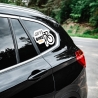 Personalisierte Vinyl Aufkleber, Sticker, für Indoor und Outdoor, mit deinem Text, Logo oder Bild, ideal für Logos, Vereine und Branding
