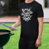 Personalisiertes T-Shirt BBQ Grillen Grill Grillmeister Personalisiert mit Wunschname T-Shirt Geburtstagsgeschenk Mann Vatertag Papa