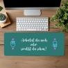 Personalisierte XL Gaming Mousepad | „Arbeitest du noch oder scrollst du schon?“ | Lustiges Büro Mousepad | Custom Mauspad mit Wunschtext