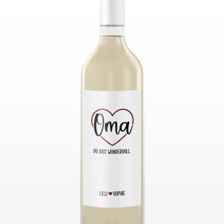 Personalisiertes Flaschenetikett, Name Wunschtext und Motiv, wasserfest, Sticker, Weinetiketten Hochzeit, Wein Aufkleber, dein Design, Wein