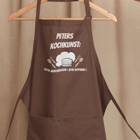 Personalisierte Schürze mit Name |  Improvisation & Hoffnung