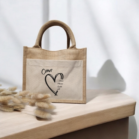 Personalisierte Jutetasche, dein Wunschtext, dein Design, Shopper, Geschenke Frau, Geburtstag, Geschenkidee, Einkaufstasche, Geschenk Mama,