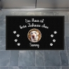 Personalisierte Fußmatte mit Foto deines Hundes, Geschenk für Hundebesitzer, Haustier, Hund, Katze, Türmatte, Eingangsbereich, Geschenkidee