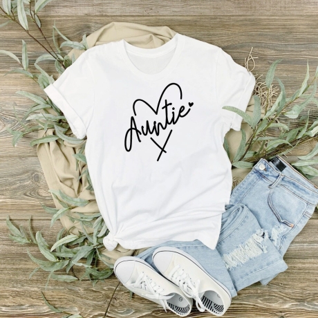 Tante T-shirt Tante Poloshirt Personalisiertes Damen T-Shirt Aunt Tante Geschenkideen, T-Shirt oder Polohemd