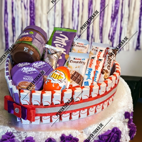 Milka-Kinder Set-Süßigkeiten box, Kinder Schokolade, Milka