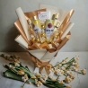 Essbarer Blumenstrauß - BACARDI -Pina Colada, Lindt LINDOR, Merci