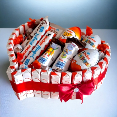 Kinder Set Herz -Schokolade Süßigkeiten box, Kinder Schokolade