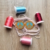 Retro Aufnäher | Frieden Sonnenbrillen Applikation | Besticktes Hippie Accessoire (6 cm)
