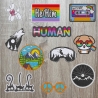 Patch Bundle gemischte Farben Set, Aufnäher, Klettverschluss